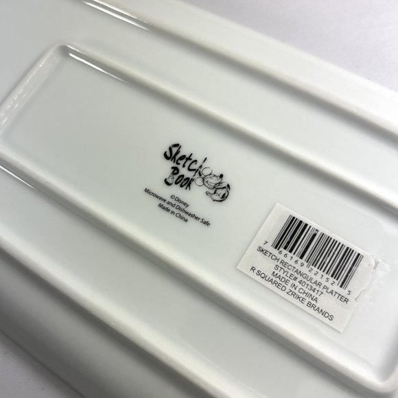 Sketchbook Disney Mickey Minnie Mouse Serving Tray Goofy Pluto Donald Duck 13.5" - Picture 3 of 9